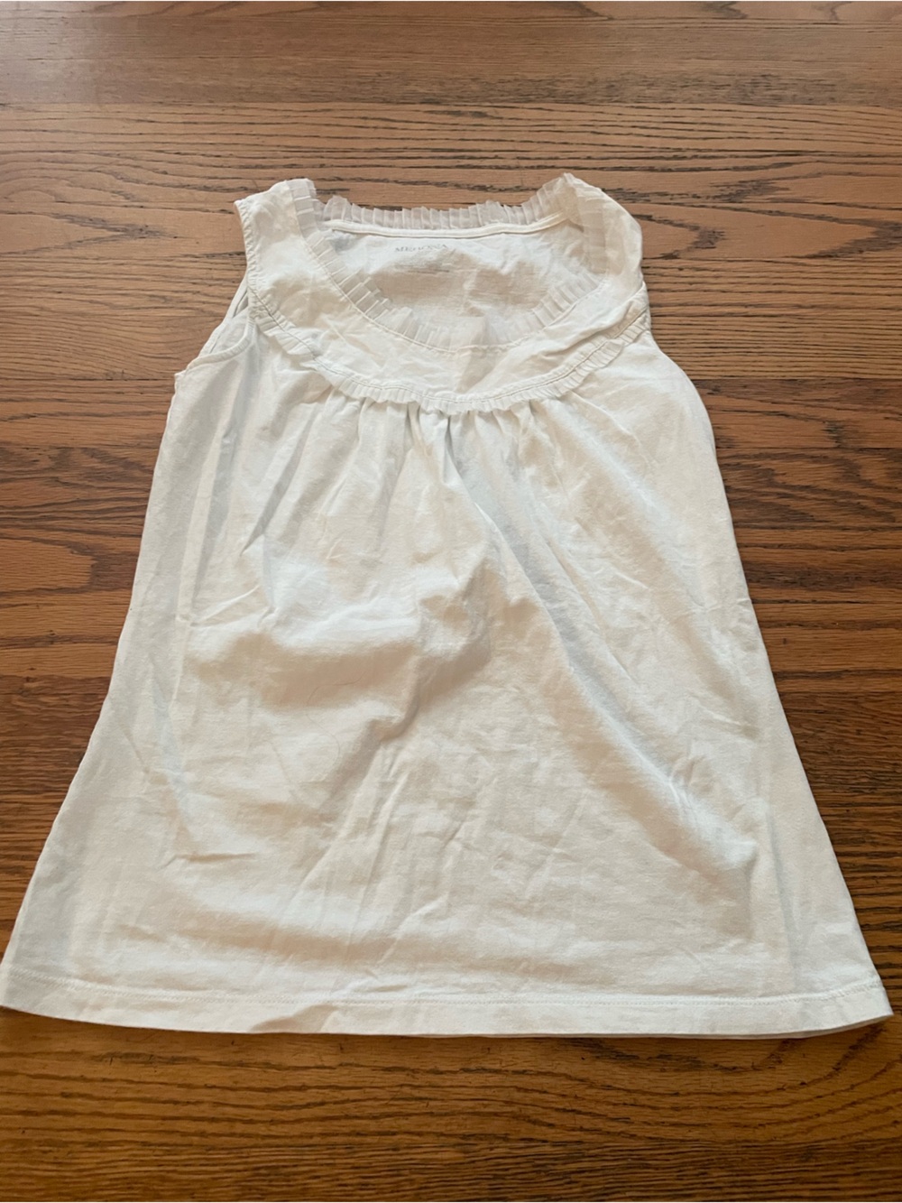 Merona ruffle top shell, XS